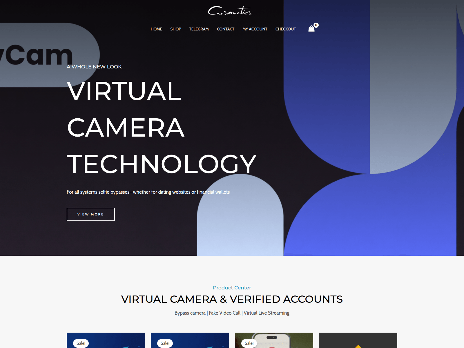 Screenshot of facialrecogtech.com