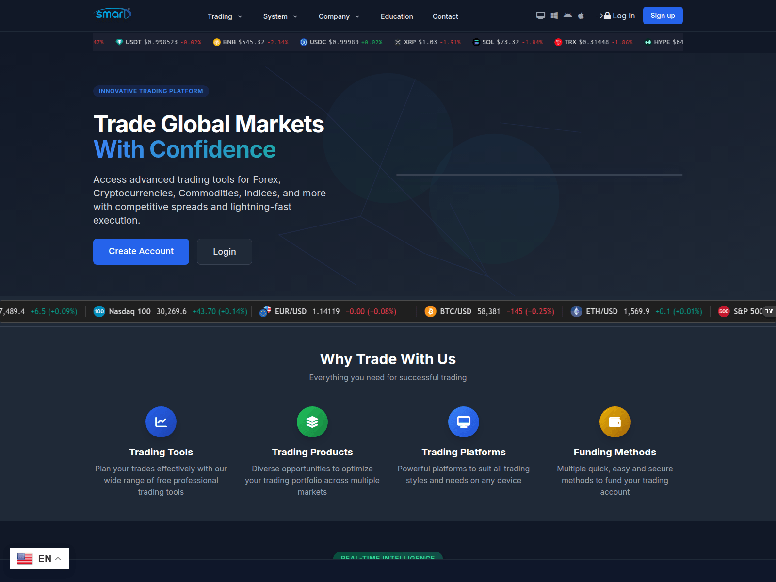 Screenshot of smartincomenetwork.icu