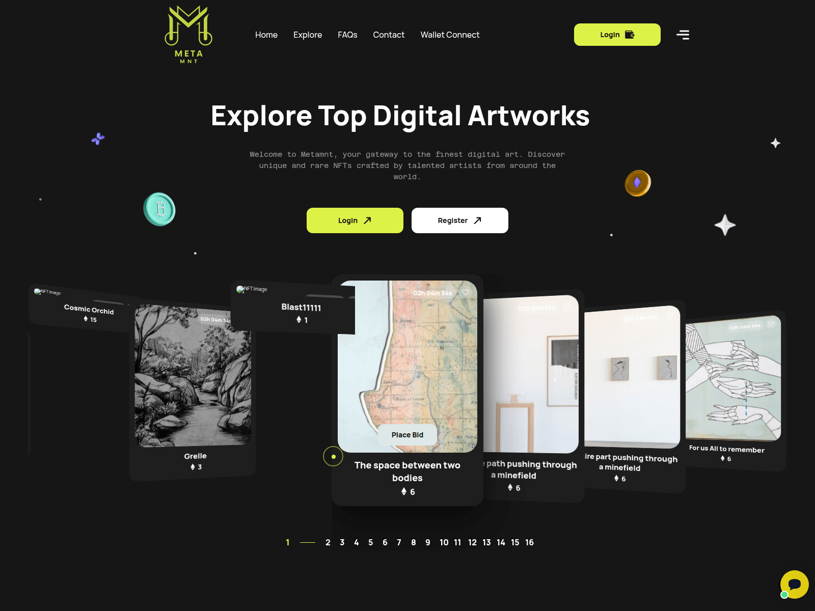 Screenshot of metamnt.com