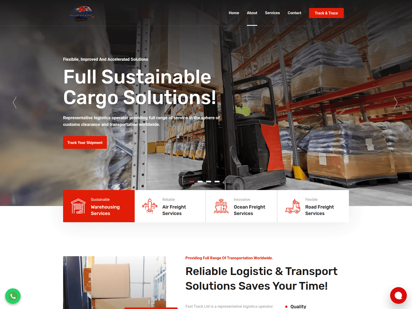 Screenshot of fast-trackltd.online