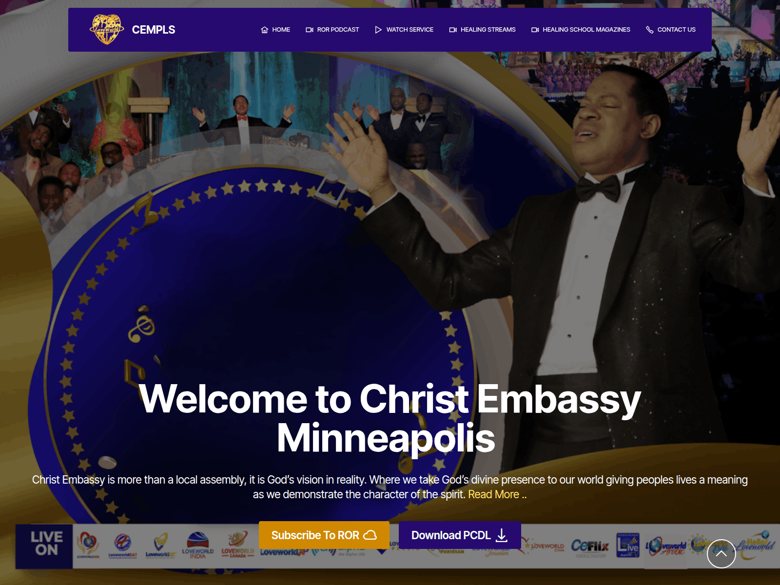 Screenshot of cempls.org