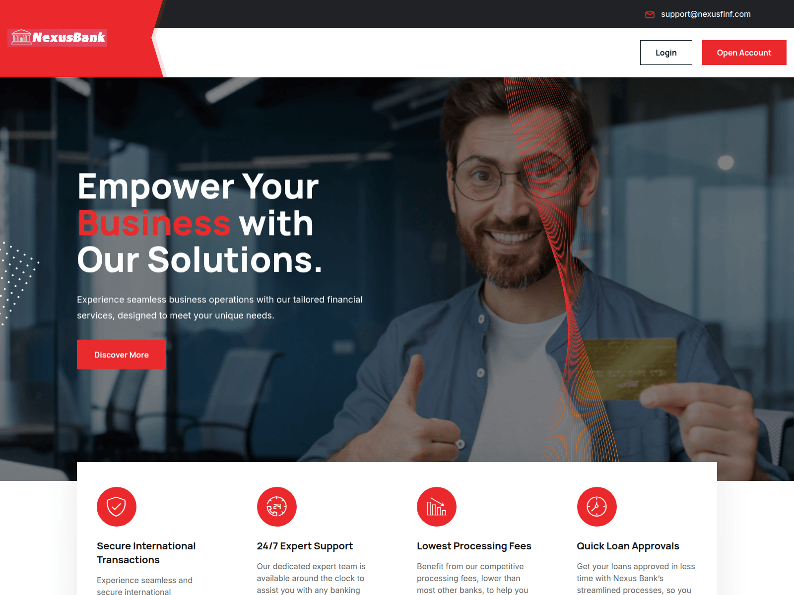 Screenshot of nexusfinf.com