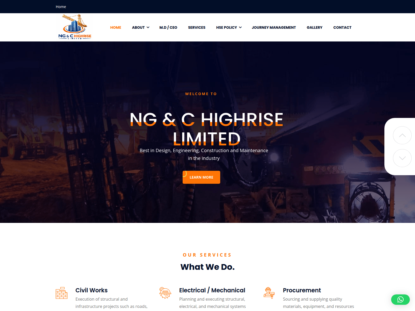 Screenshot of ngandc.com