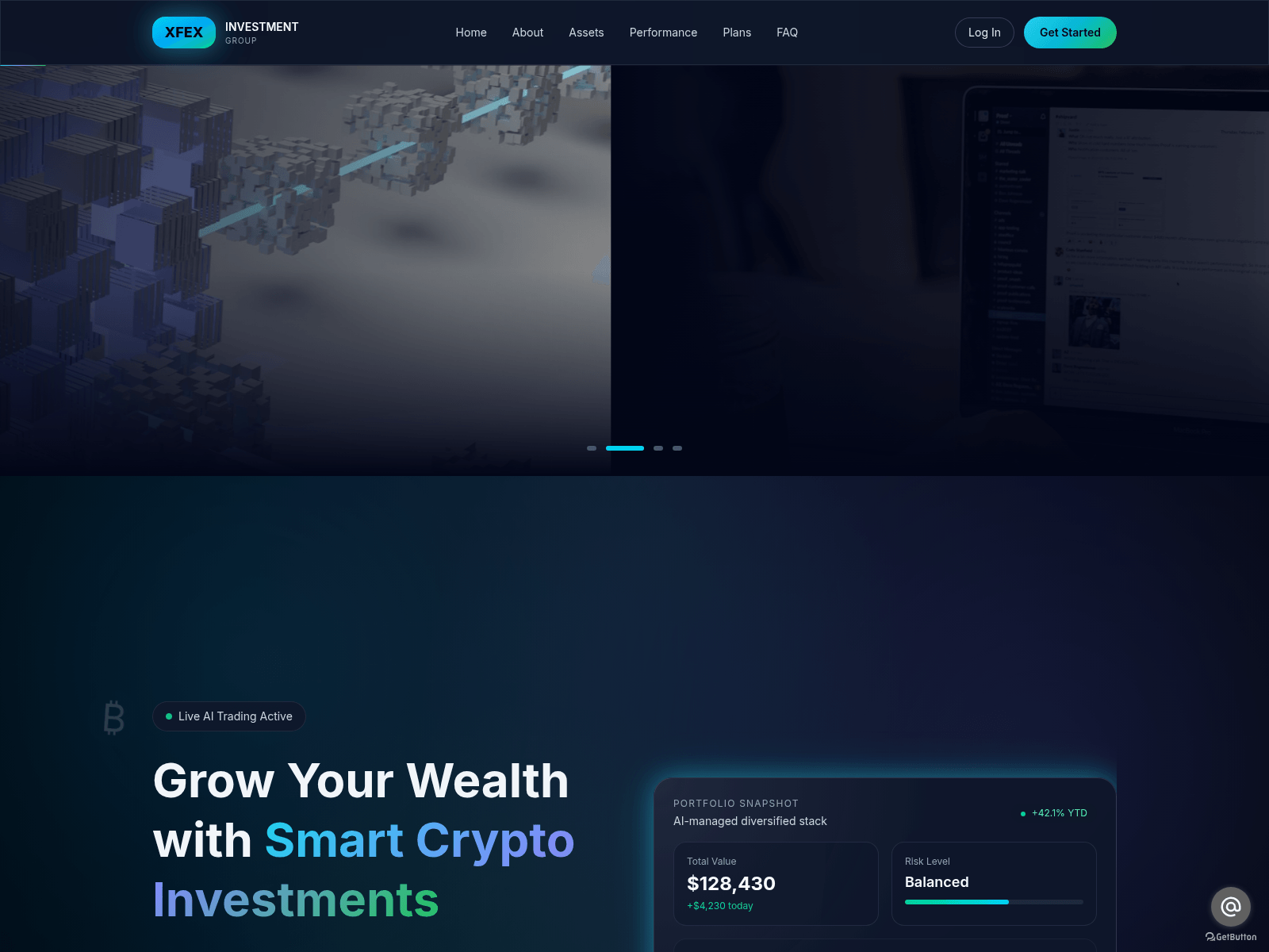 Screenshot of xfexgroup.com