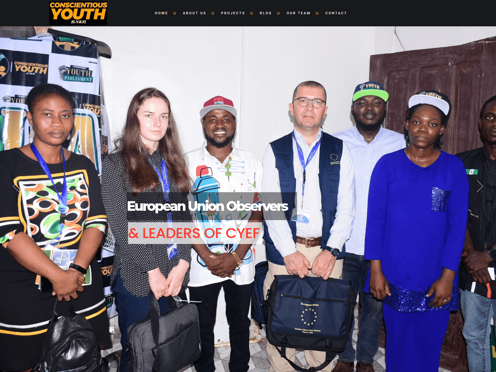 Screenshot of conscientiousyouth.org