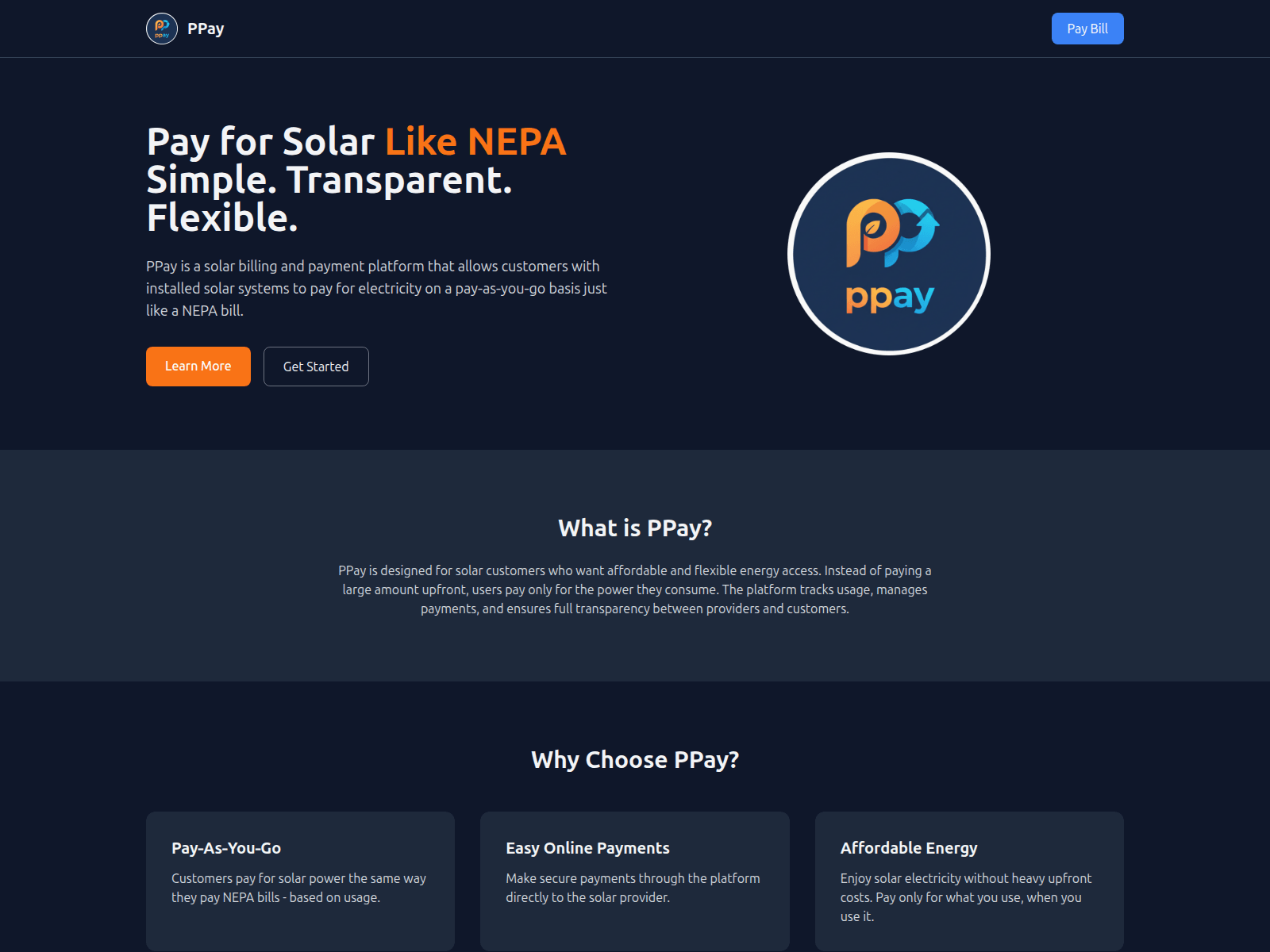 Screenshot of ppay.ng