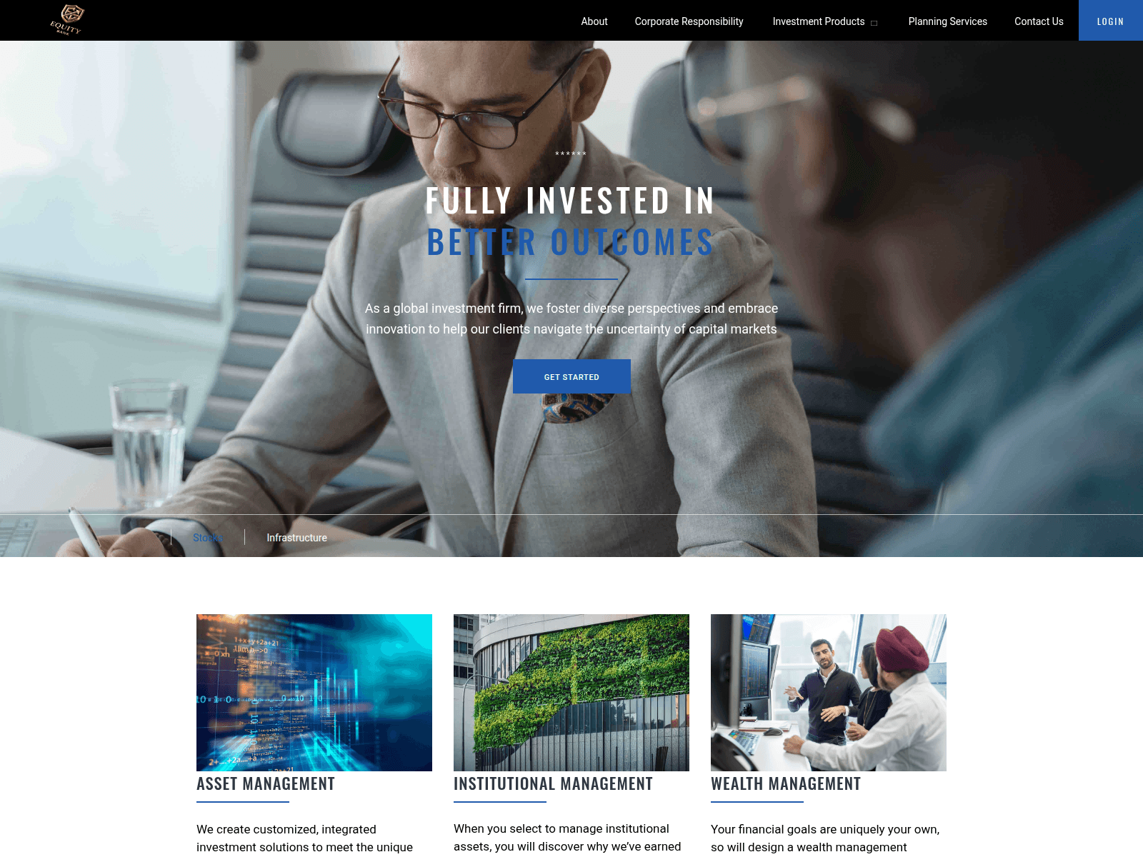 Screenshot of equity-bank.xyz