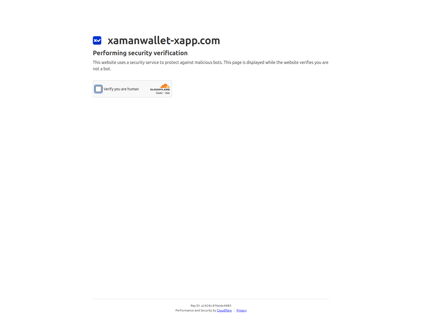Screenshot di xamanwallet-xapp.com