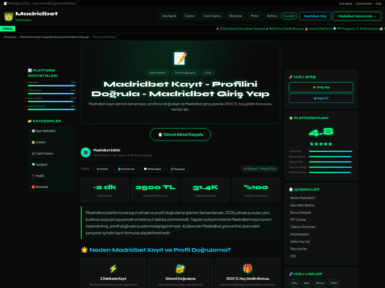 Screenshot of madridbest-guvenli-adres.com