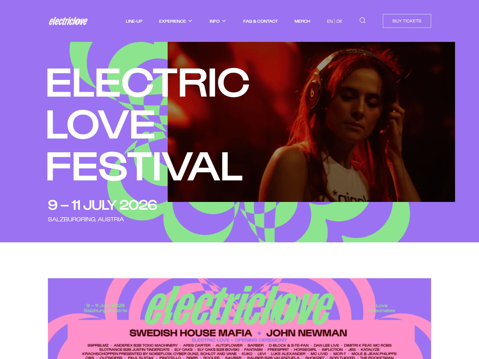 Screenshot of electriclove-at.com