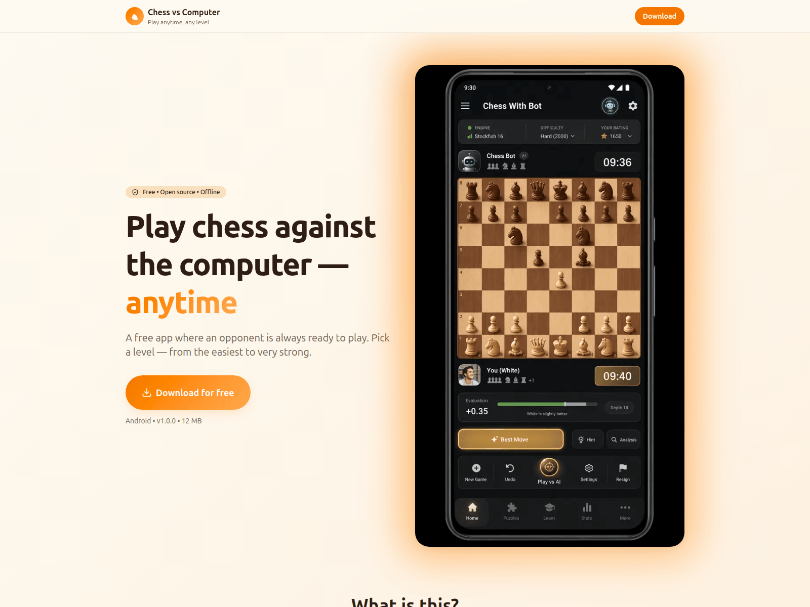 Screenshot of mychessapp.com
