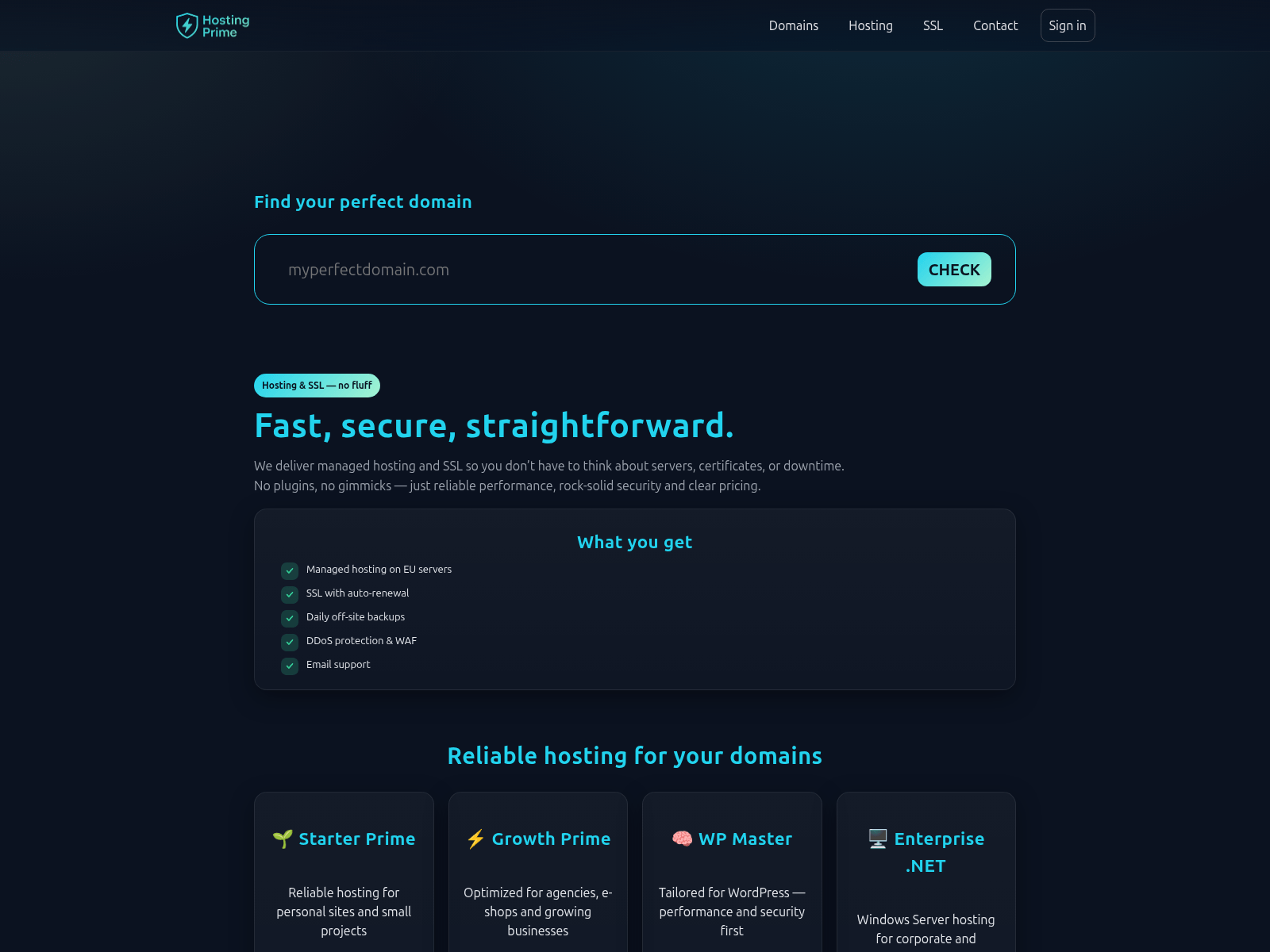Screenshot of prime-host-365.net