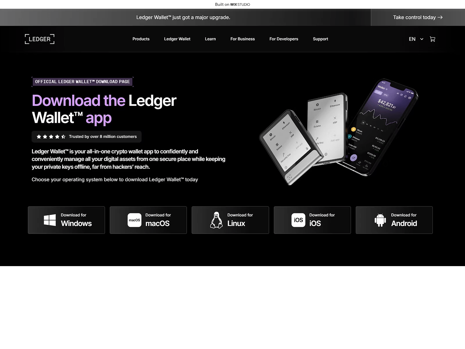 Screenshot of startedsso-ledzercdn.wixstudio.com