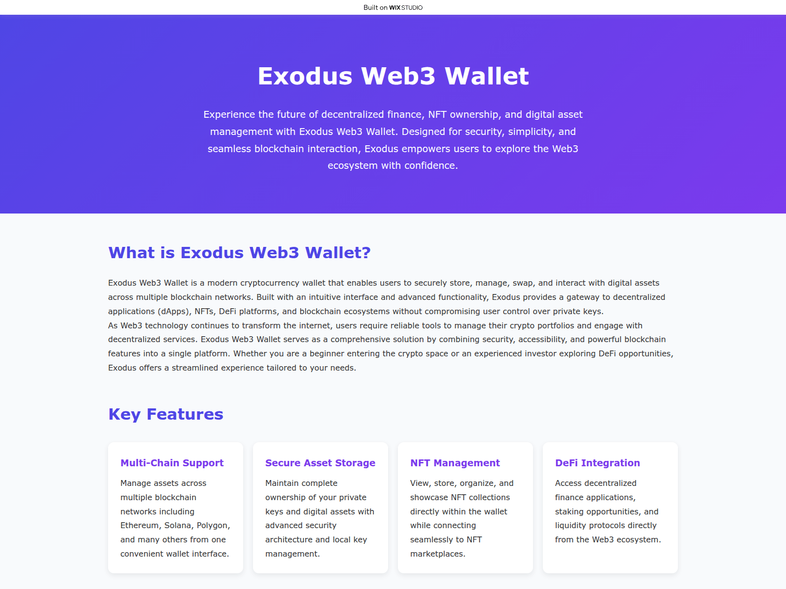 Screenshot of exeduso-en.wixstudio.com