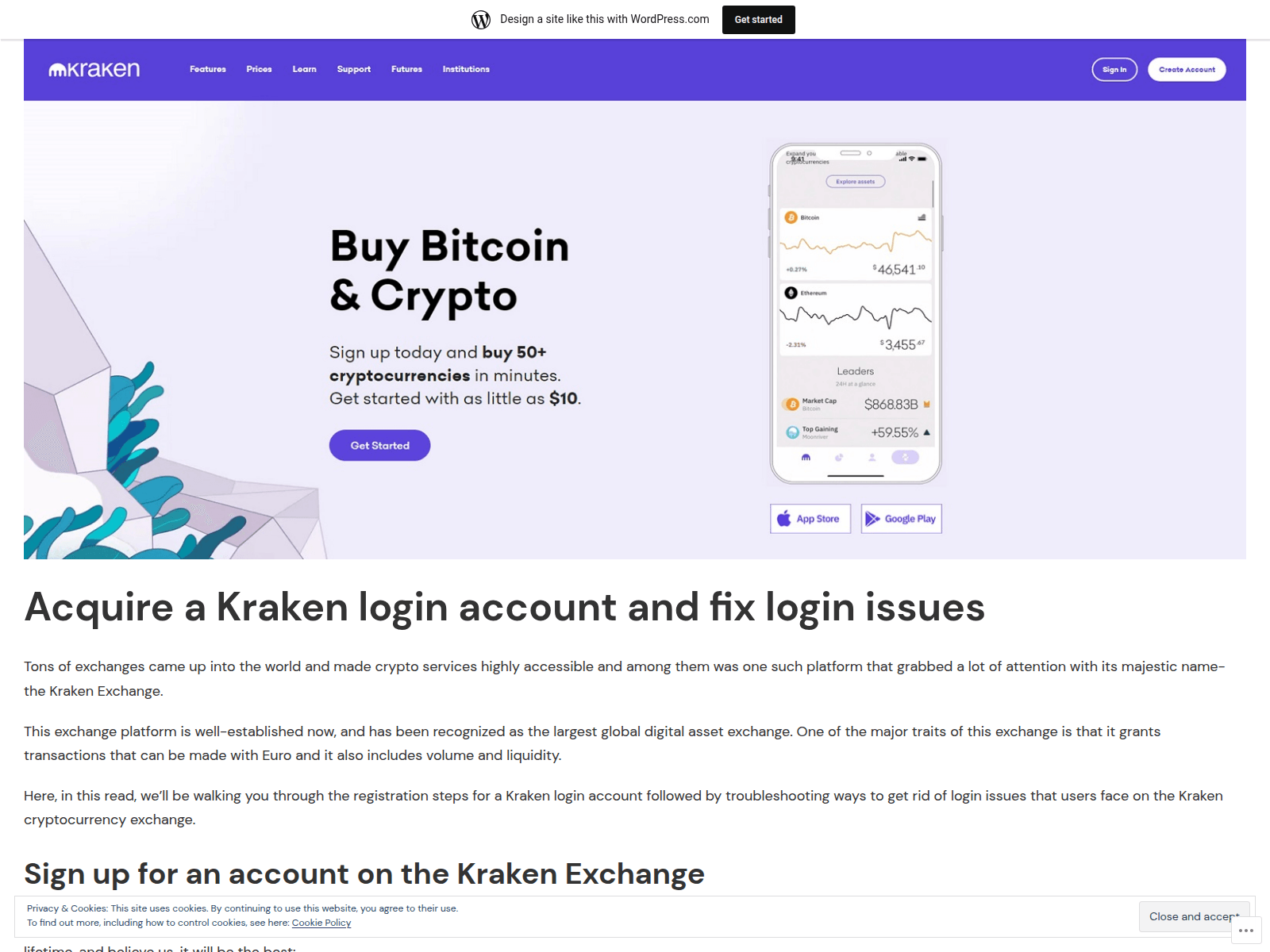 Screenshot of krokenlogi.wordpress.com