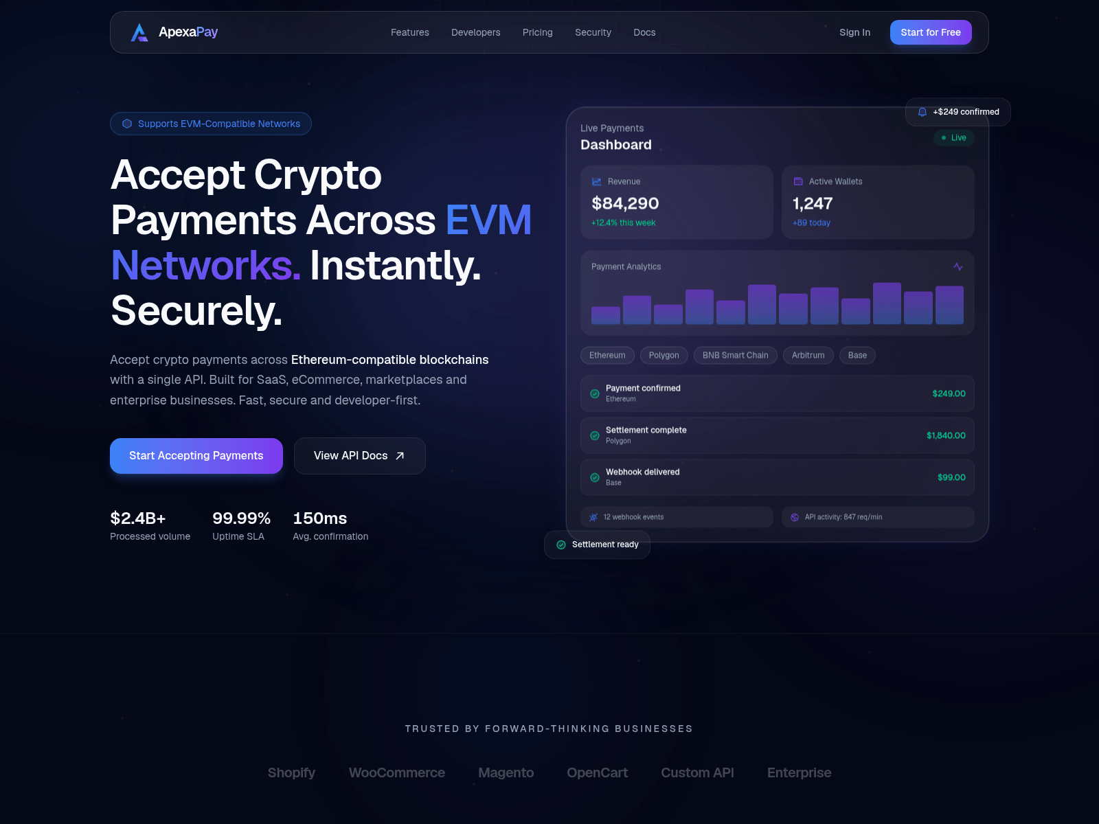 Screenshot of apexapay.com