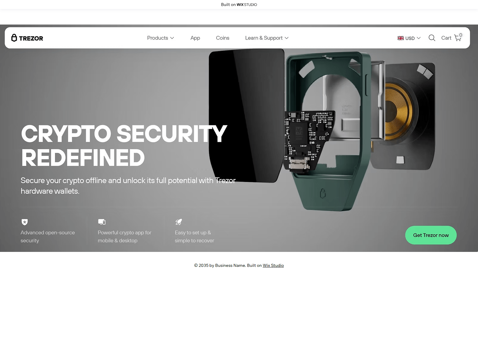 Screenshot of strt-trezrcdn.wixstudio.com