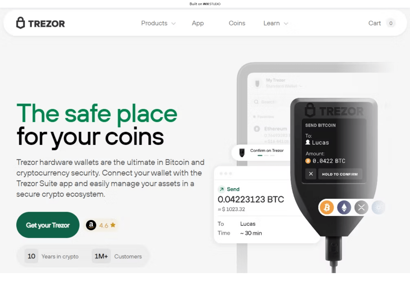 Screenshot of homeapp--startio.wixstudio.com