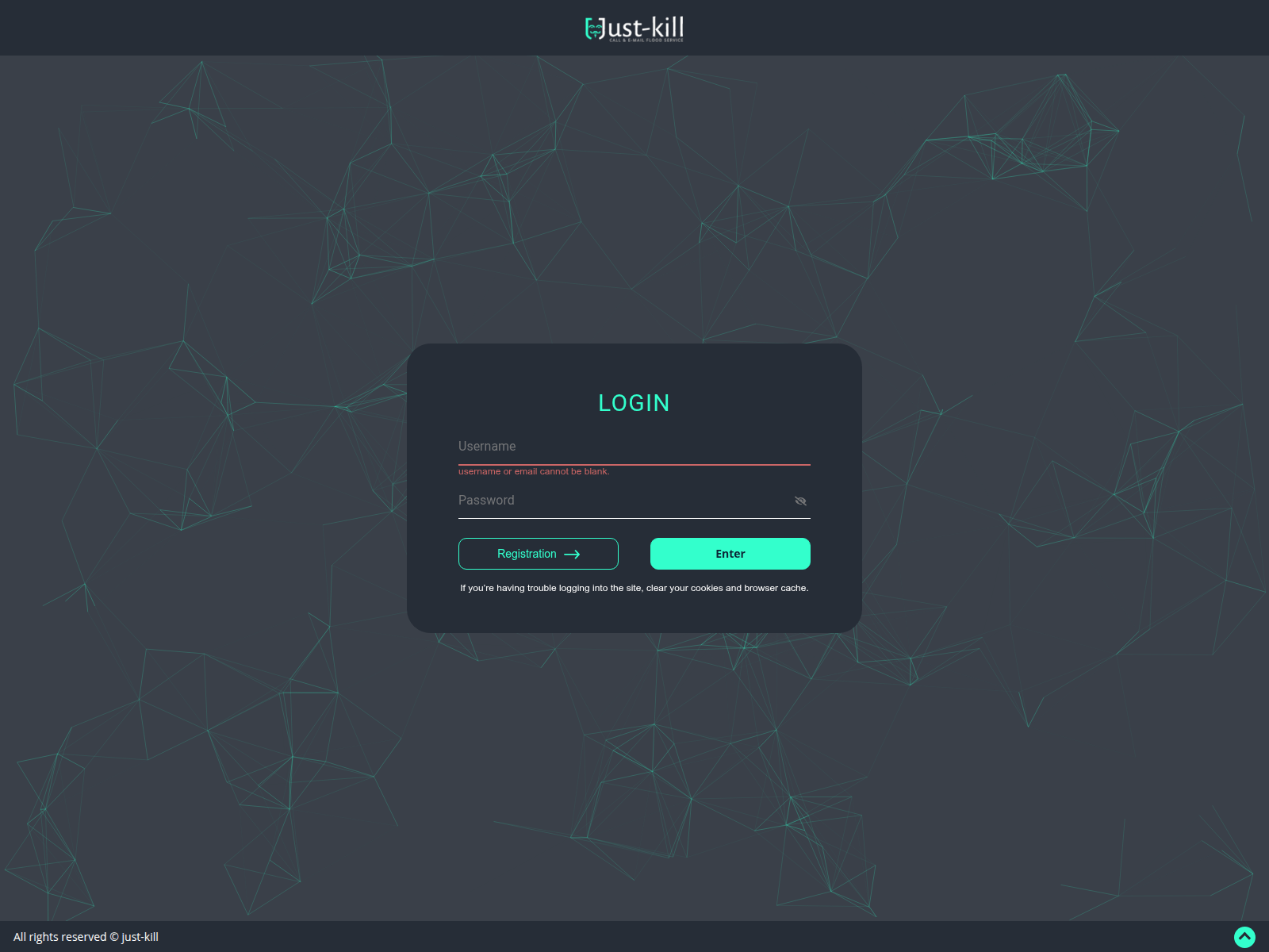Screenshot of just-kill.to