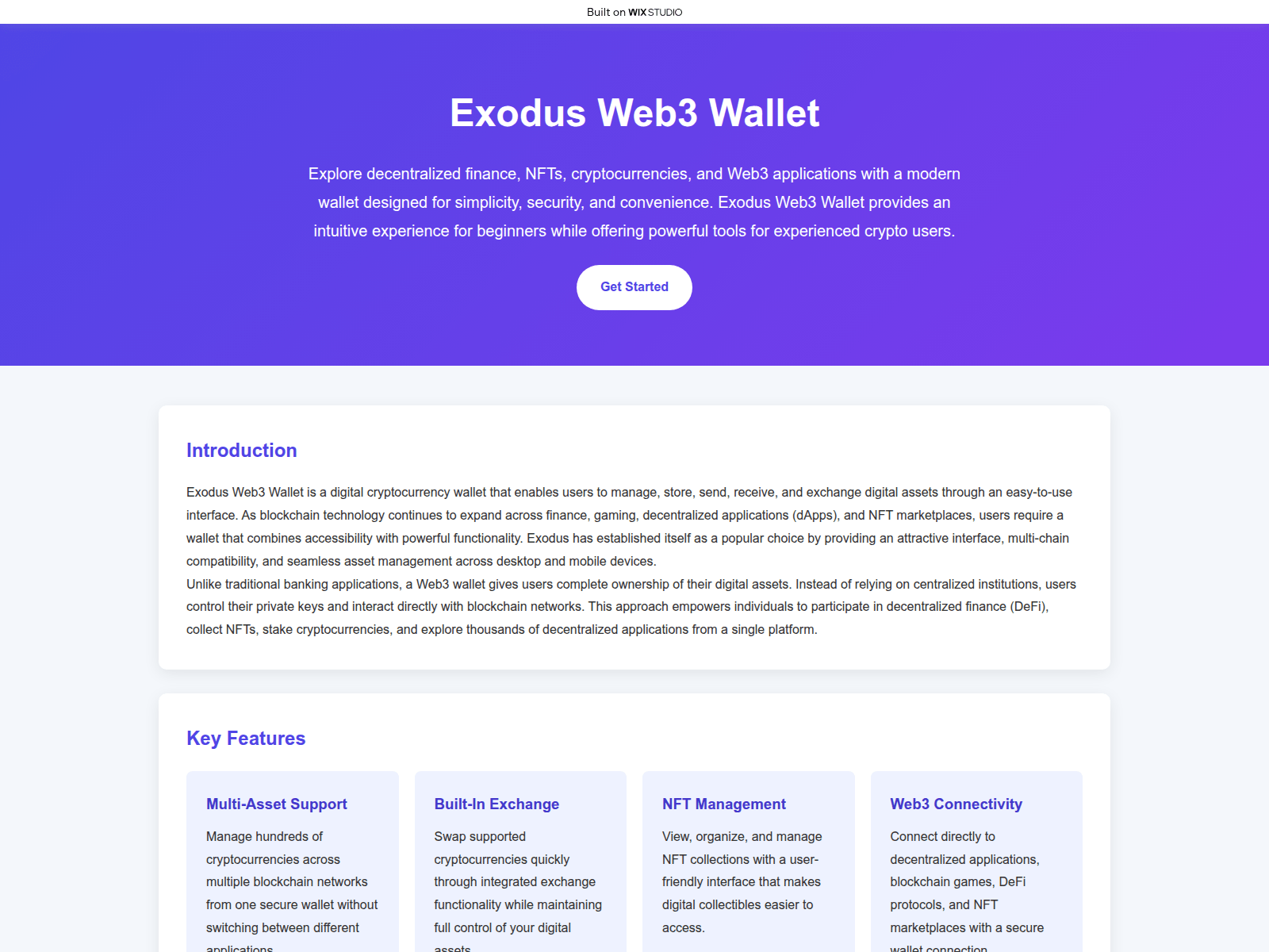Screenshot of us-exeduso.wixstudio.com