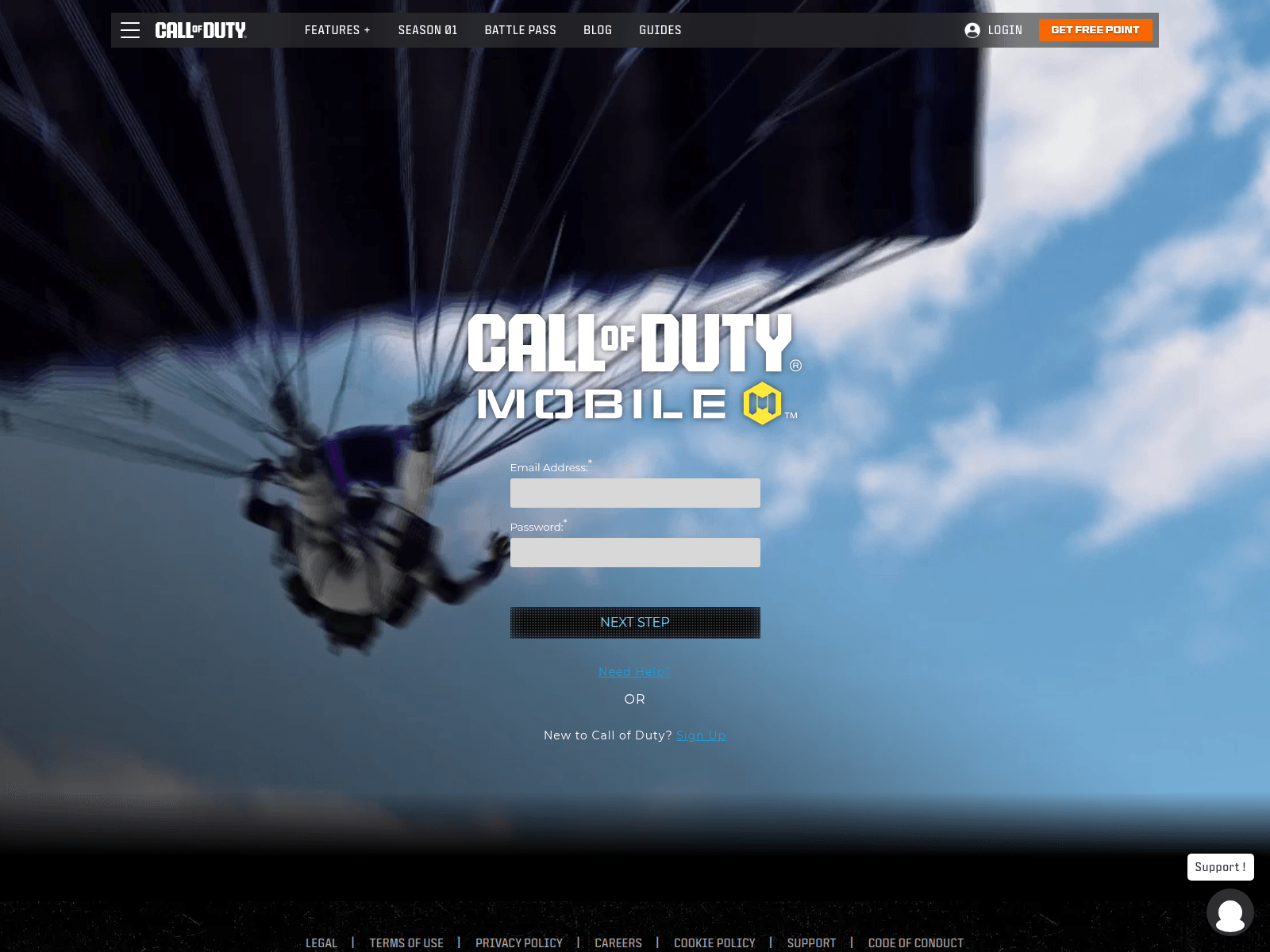 Screenshot of giftfreecp.top