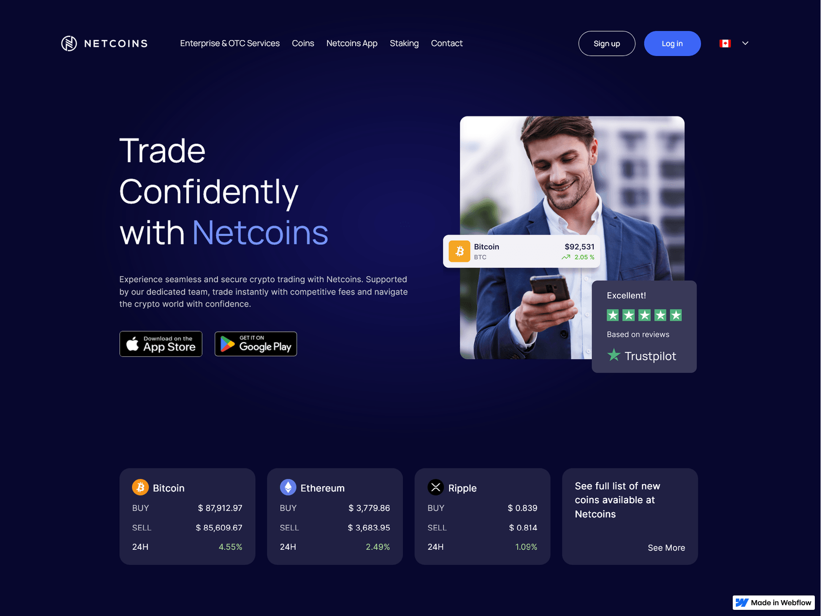 Screenshot of netcoins-help-logi--cdn.webflow.io