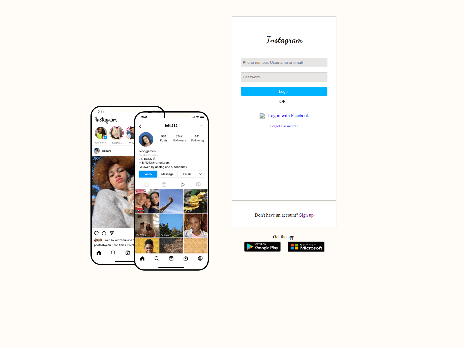 Screenshot of instagram-clone-inky-nine.vercel.app