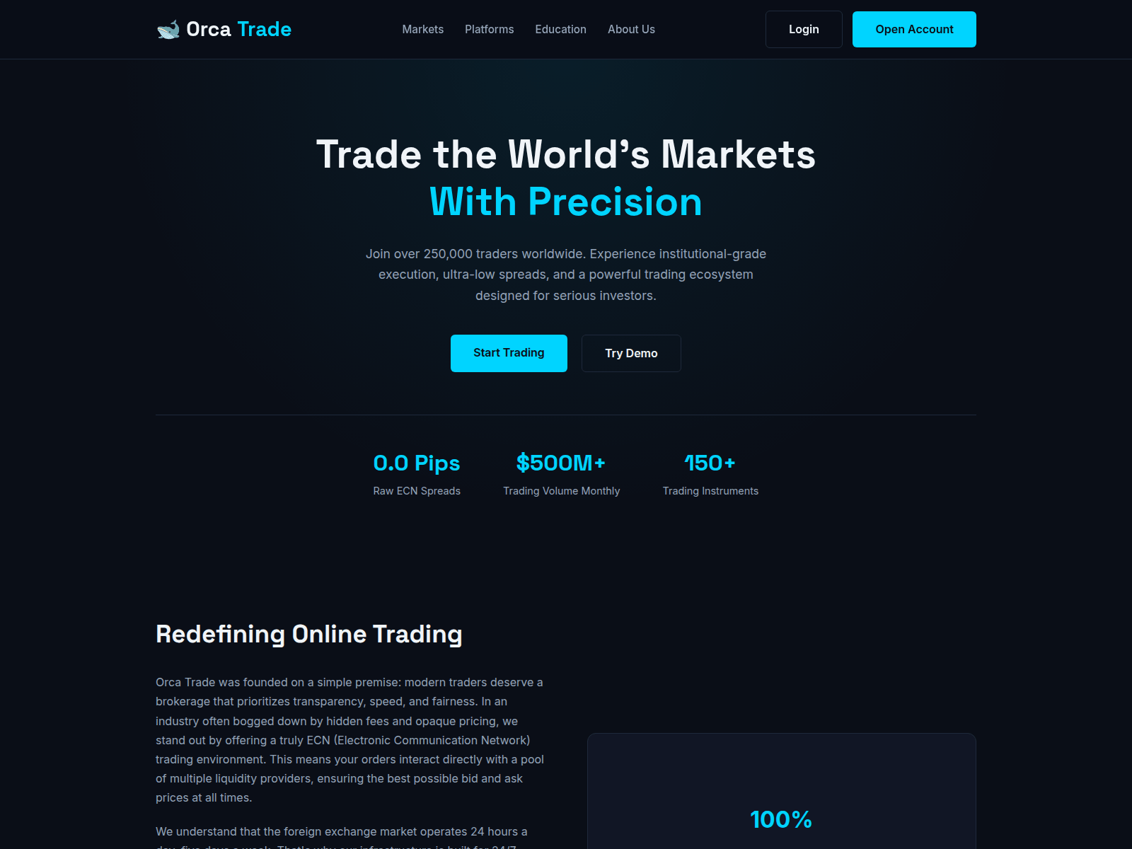 Screenshot of orca-trada.github.io