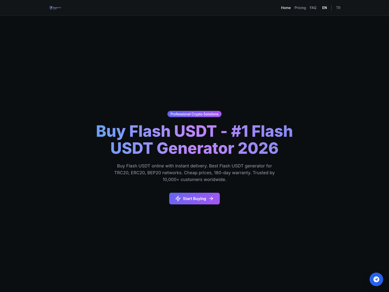 Screenshot of globalflashusdt.online