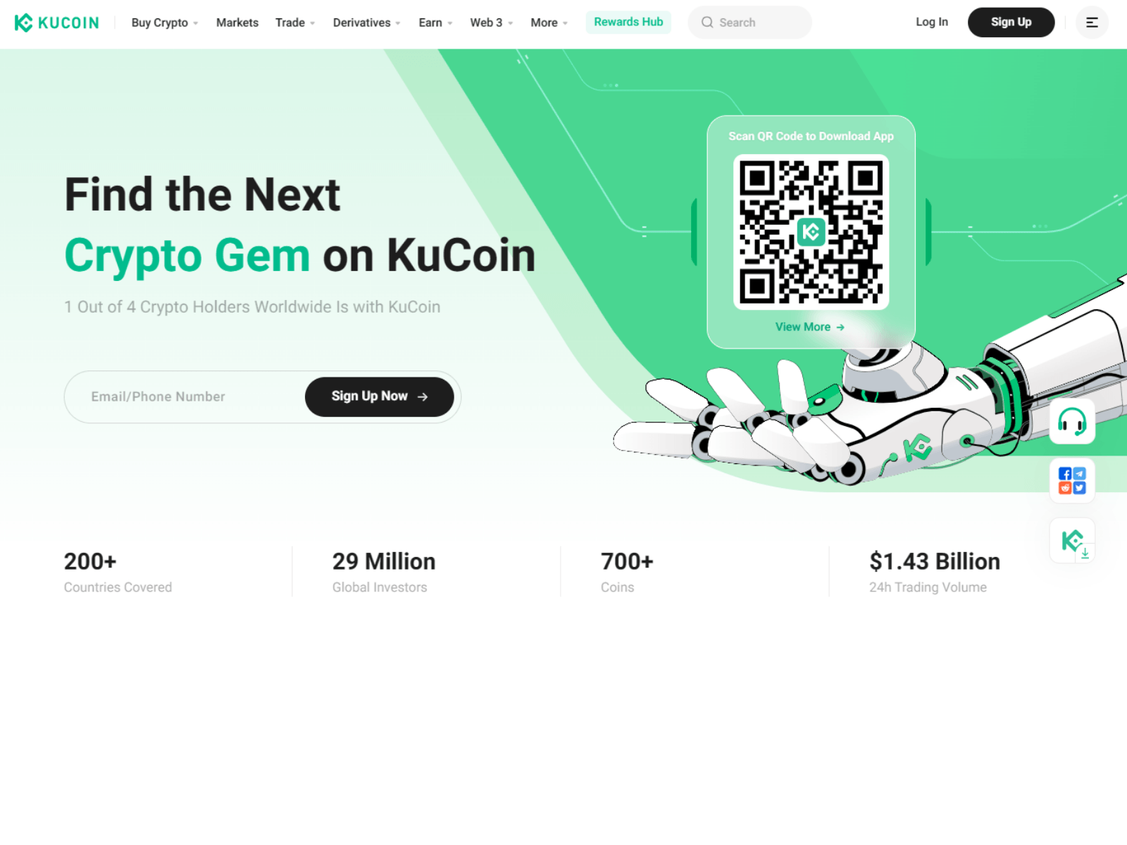 Screenshot of kucoxcinlogin.webflow.io