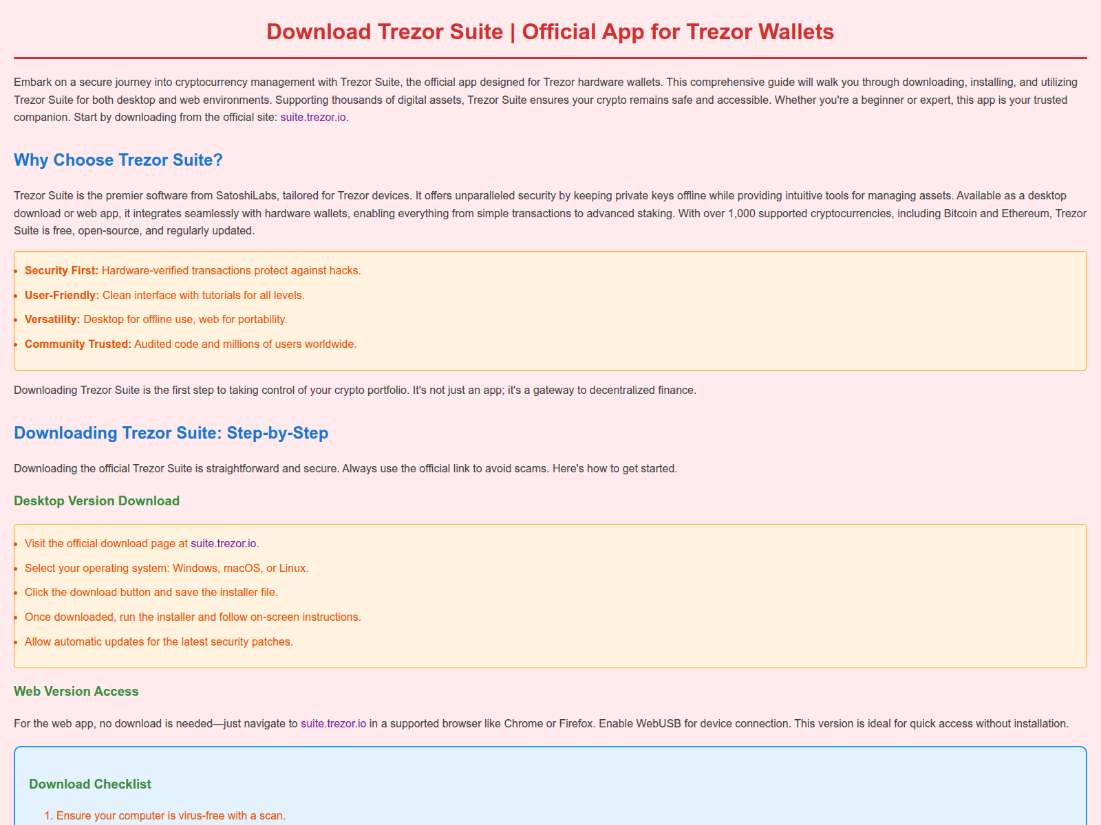 Screenshot of crypto-trezr-suites.wasmer.app