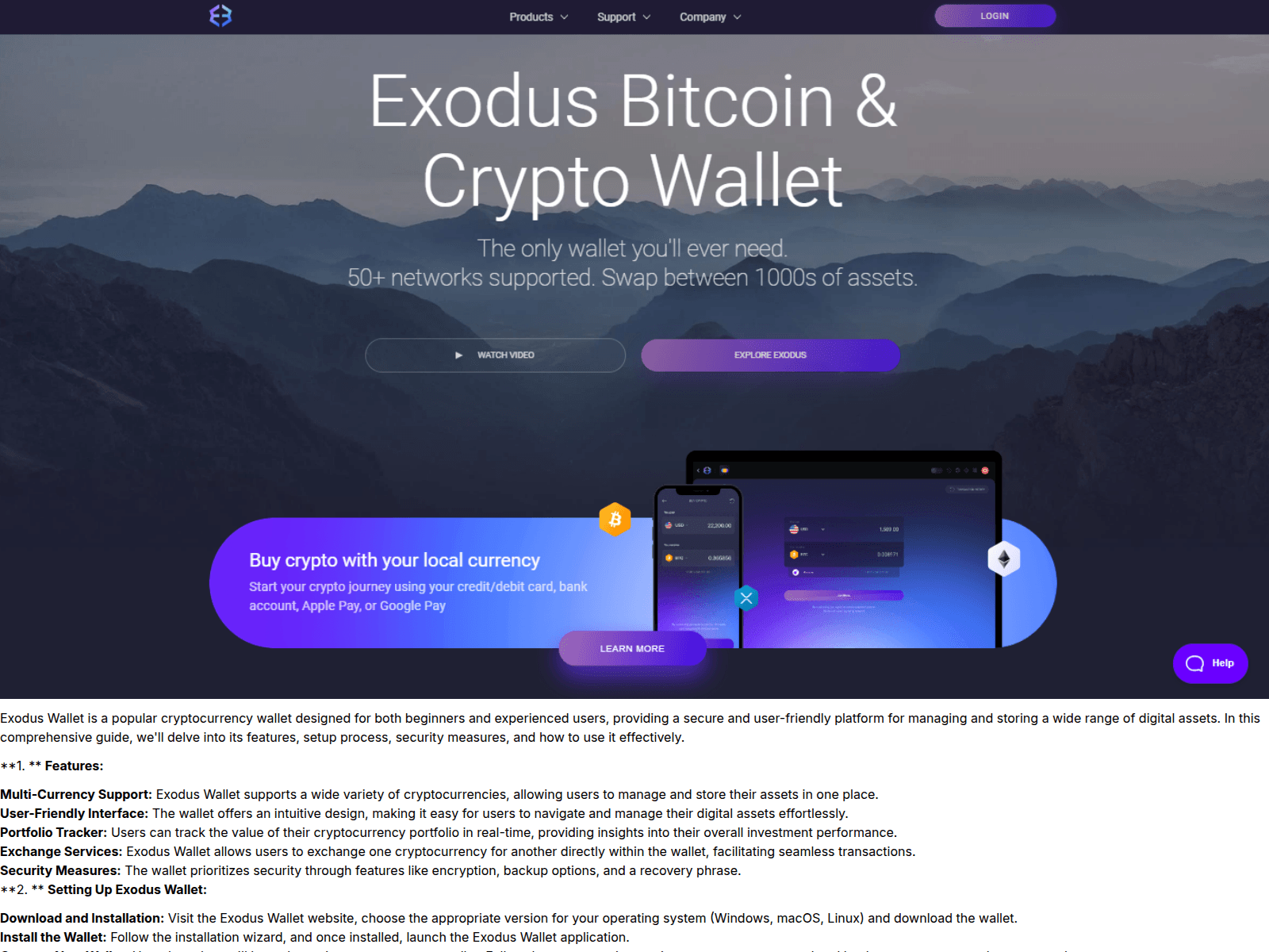 Screenshot of esxxoduswallet.versoly.page