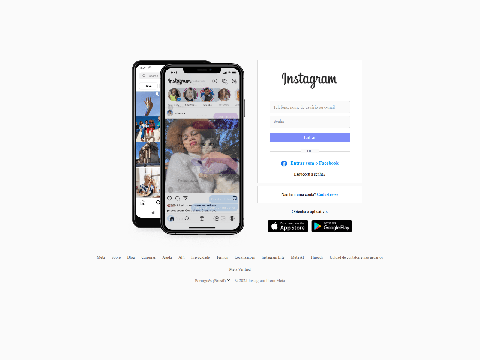 Screenshot of interface-instagram-one.vercel.app