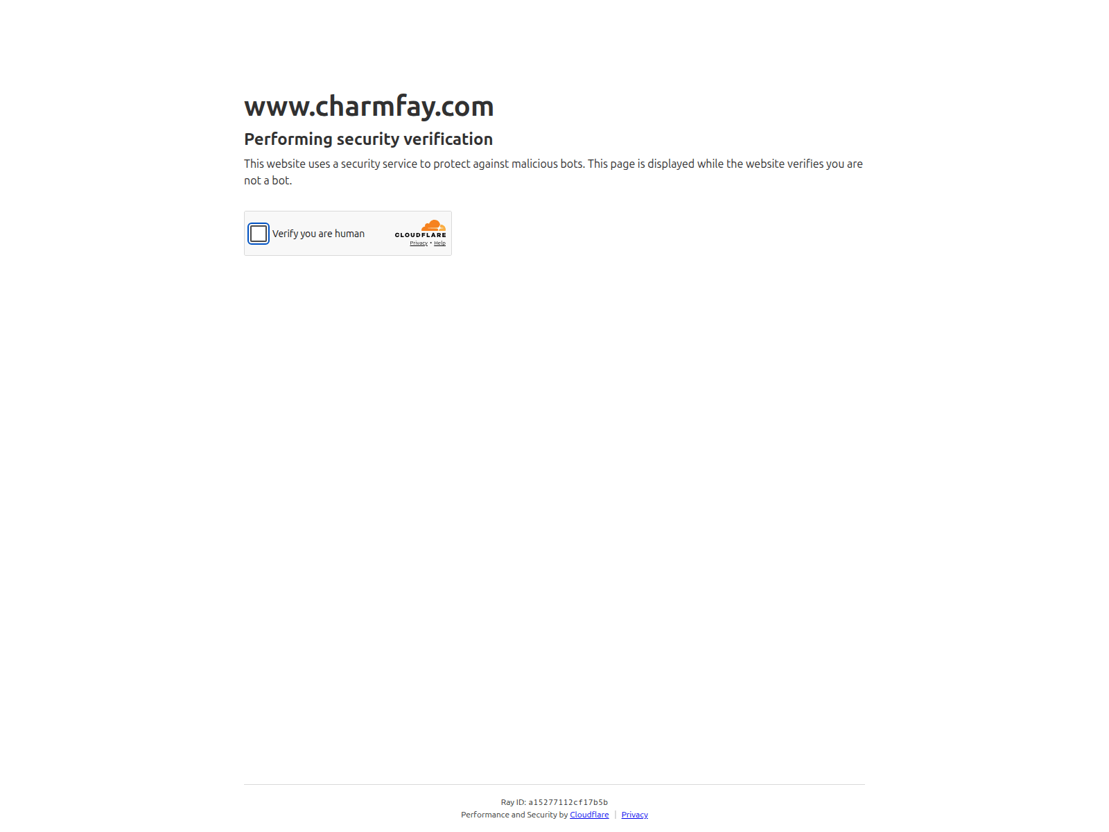 Screenshot of charmfay.com