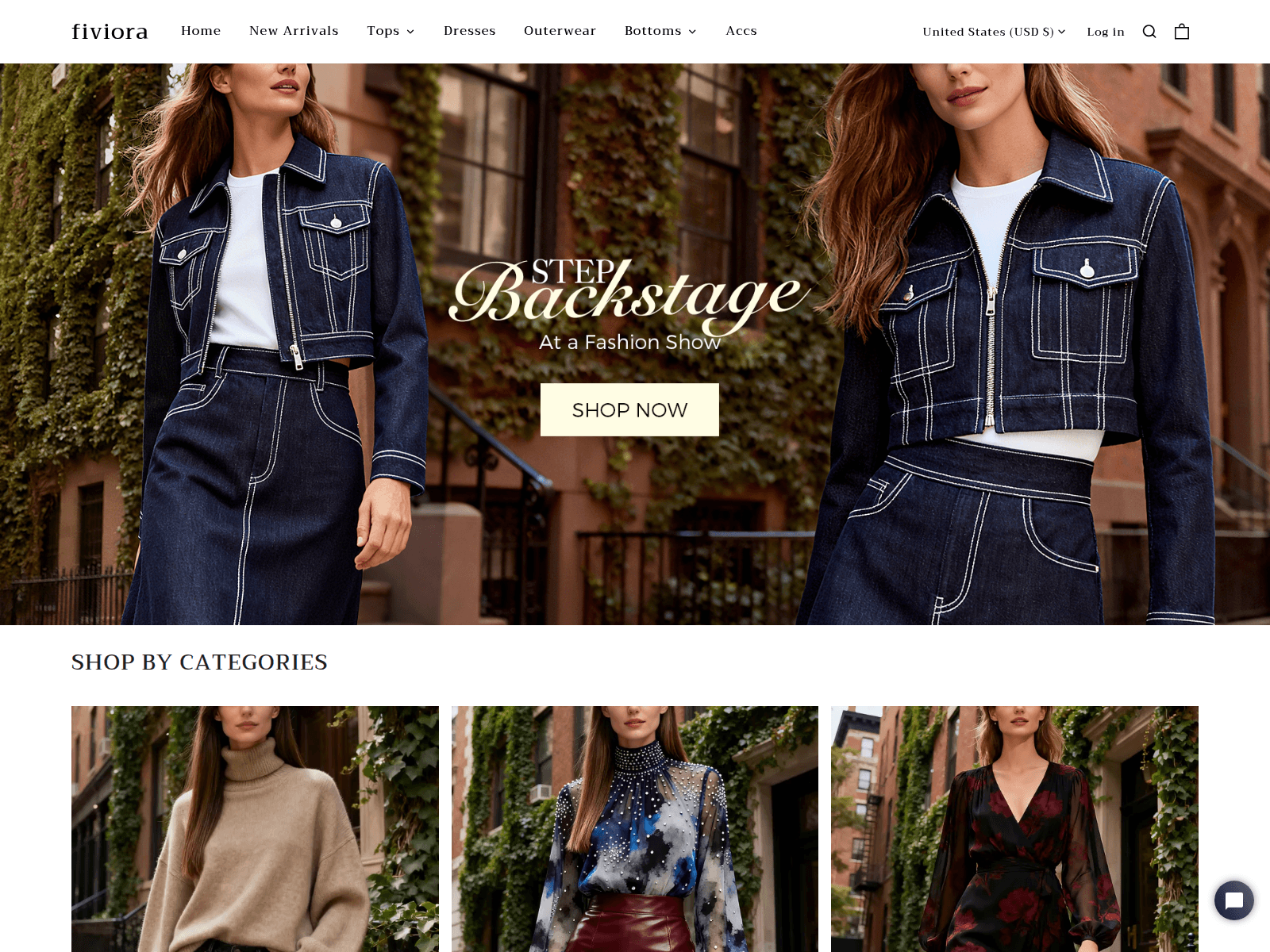 Screenshot of fiviora.com