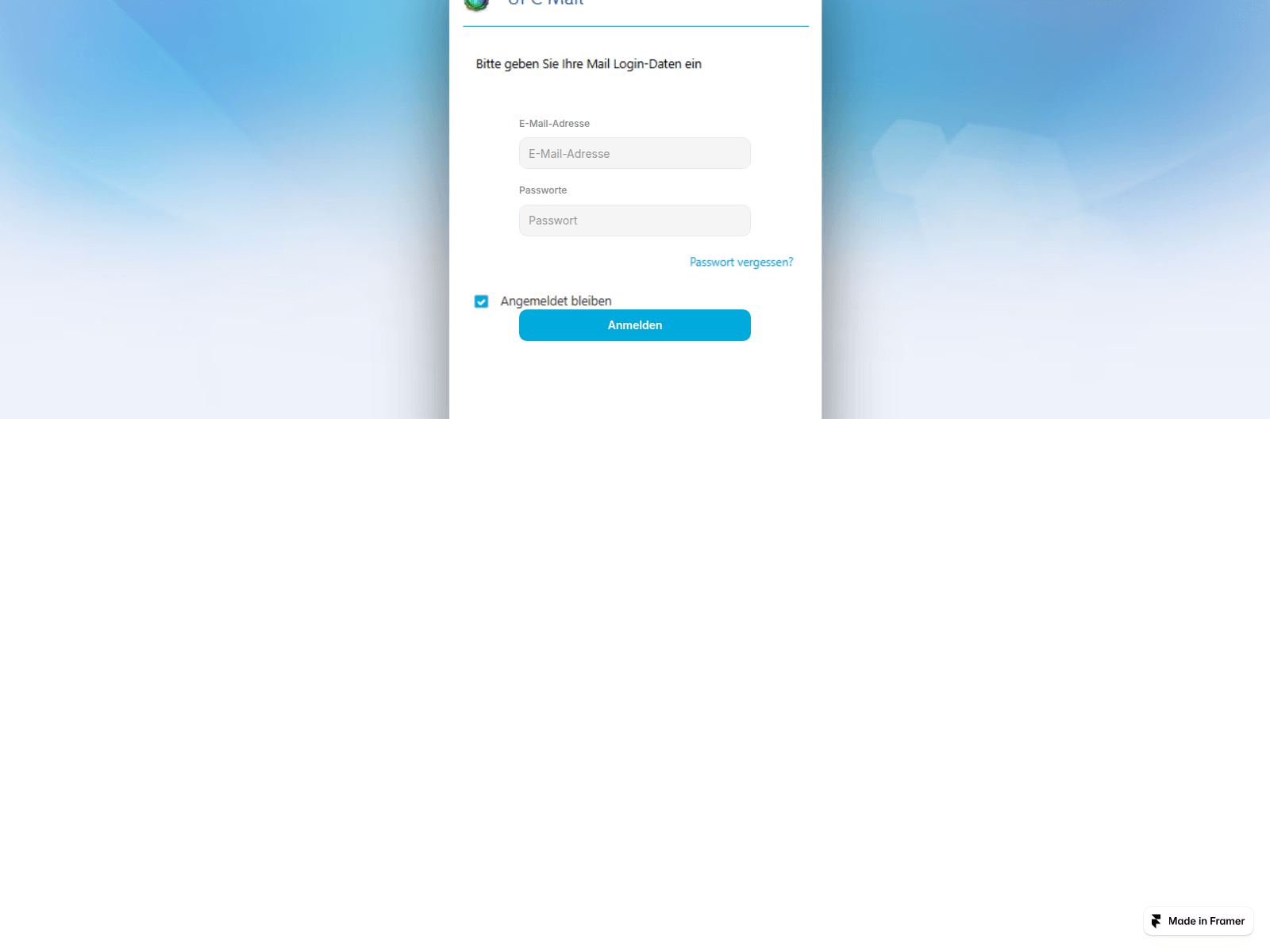 Screenshot of attractive-europe-380518.framer.app