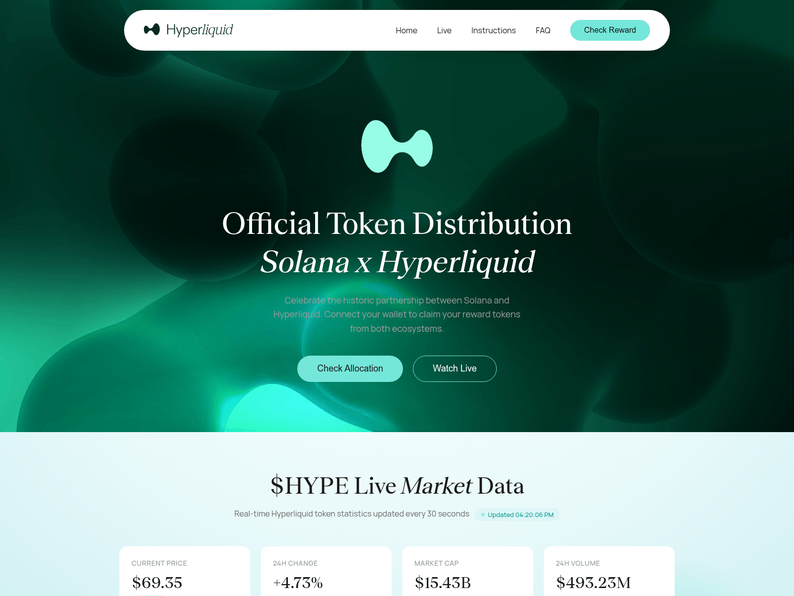 Screenshot of smartchaindapps.live