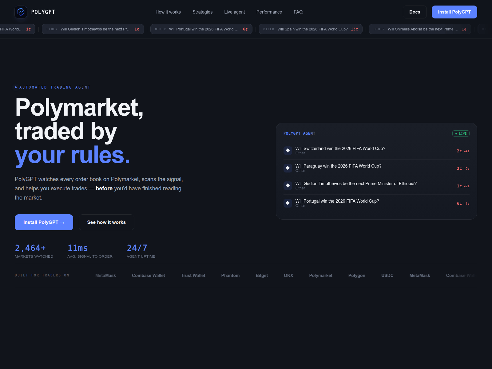 Screenshot of polygpt.net