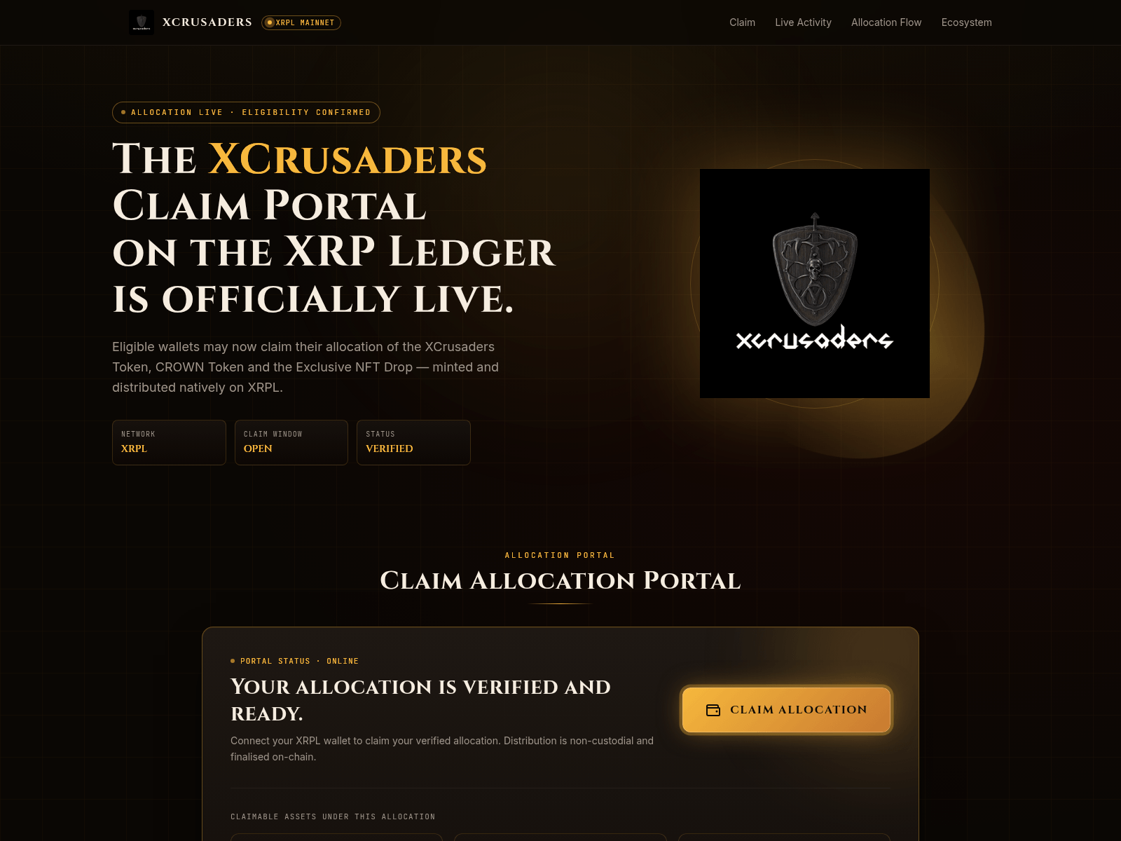 Screenshot of xcrusaders.info