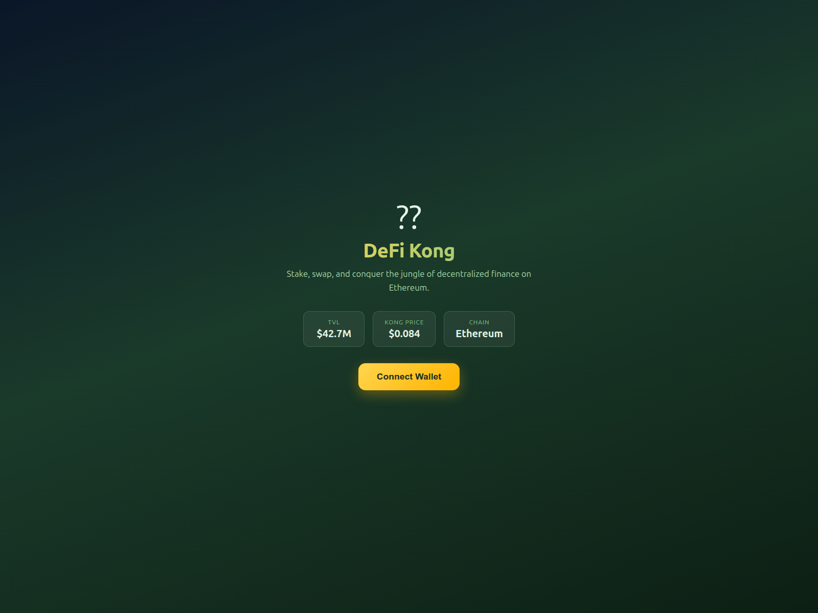 Screenshot of defi-kong.org
