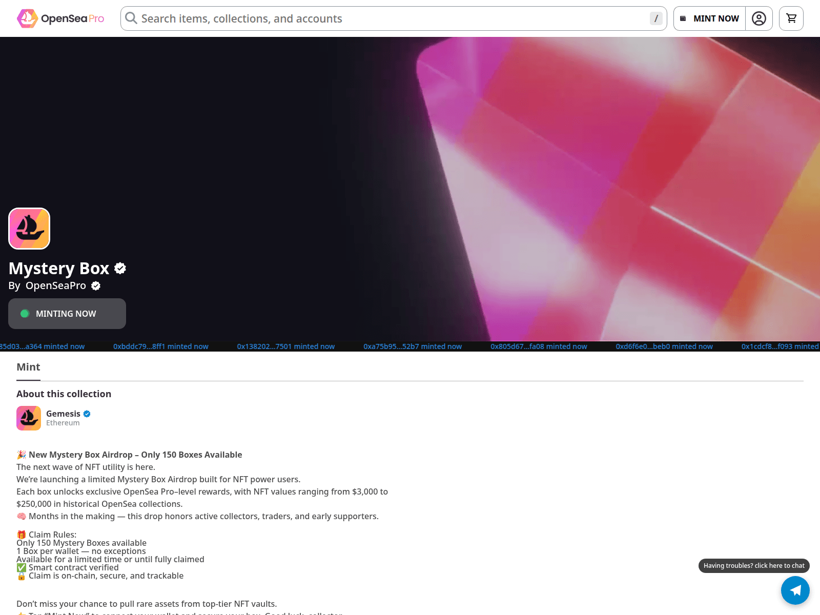 Screenshot of opensea-io15.netlify.app