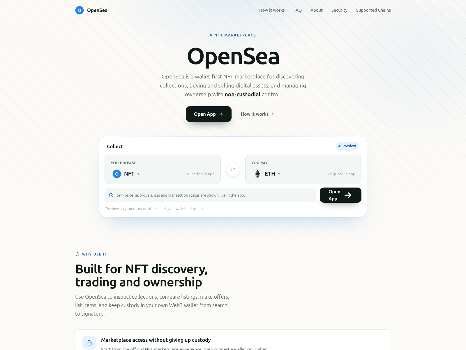 Screenshot of opensea-site.github.io