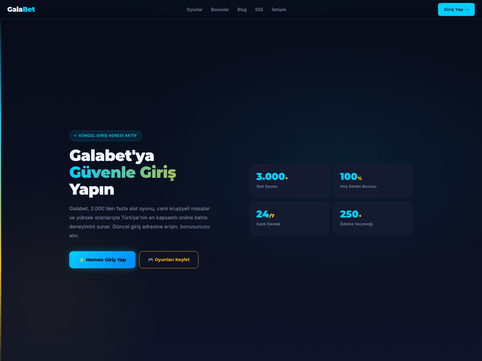Screenshot of tr.galabet-girisiniz.icu