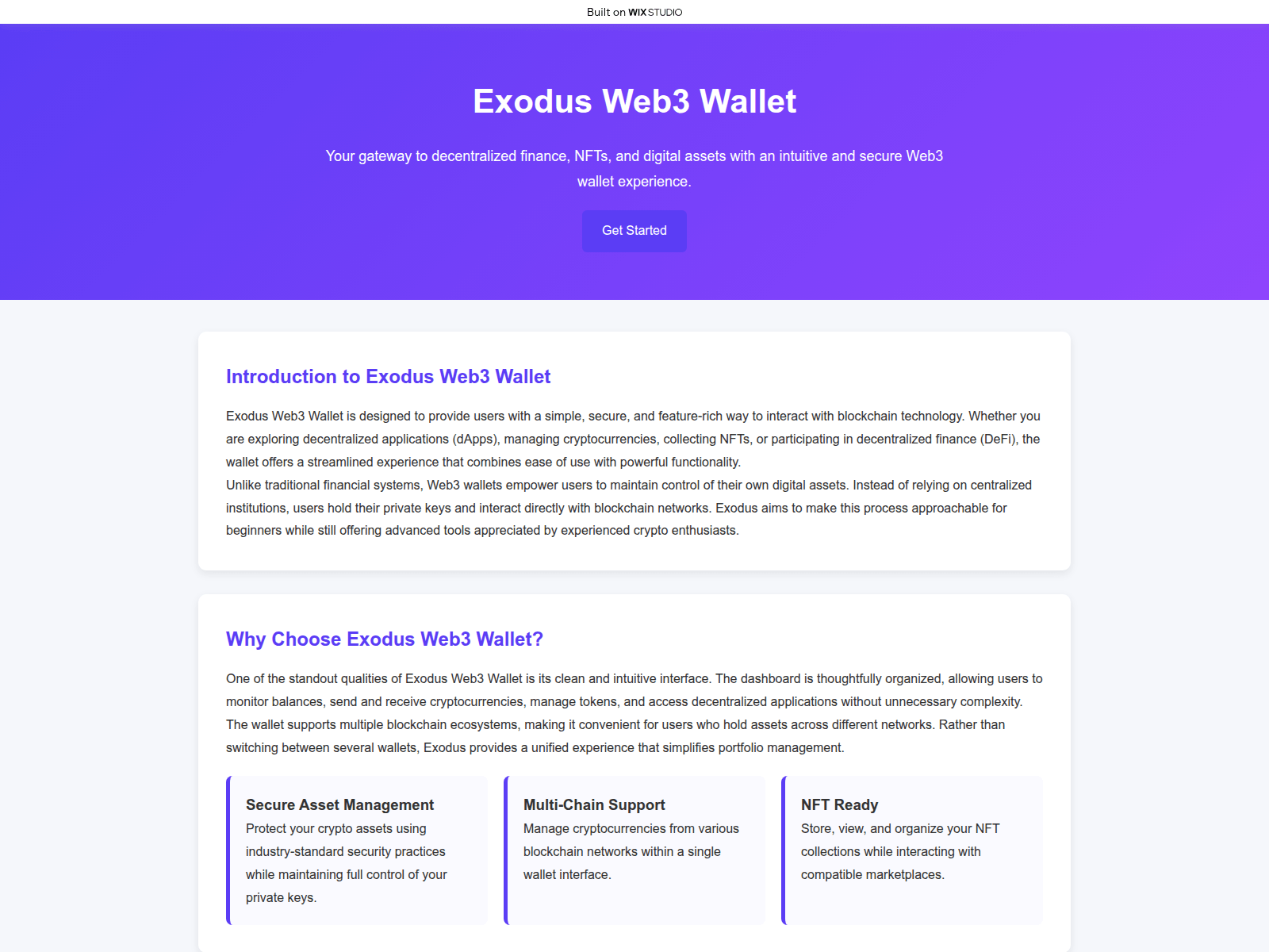 Screenshot of webstart-exeduso.wixstudio.com