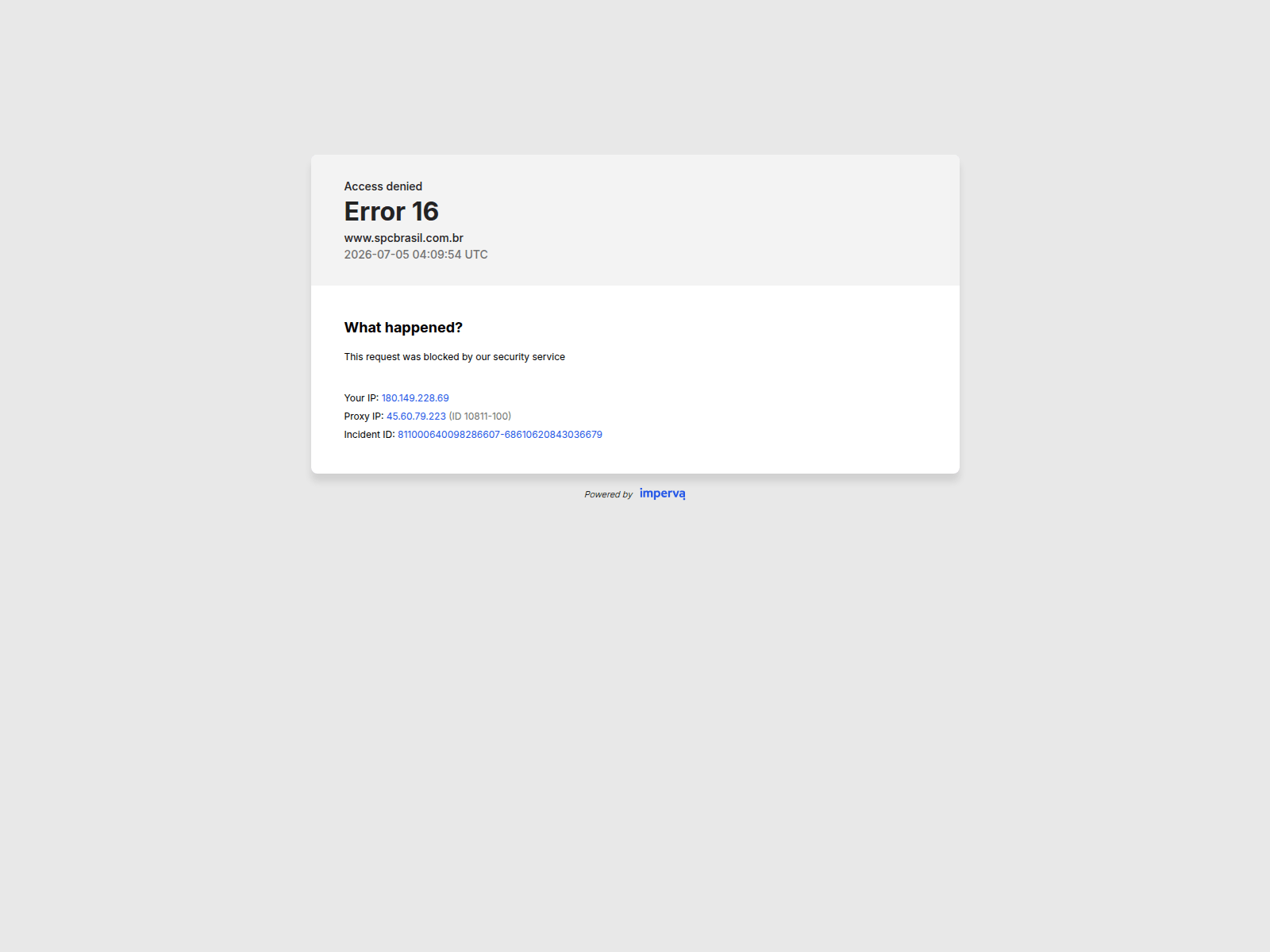 Screenshot of spcbrasilnegocie.com.br
