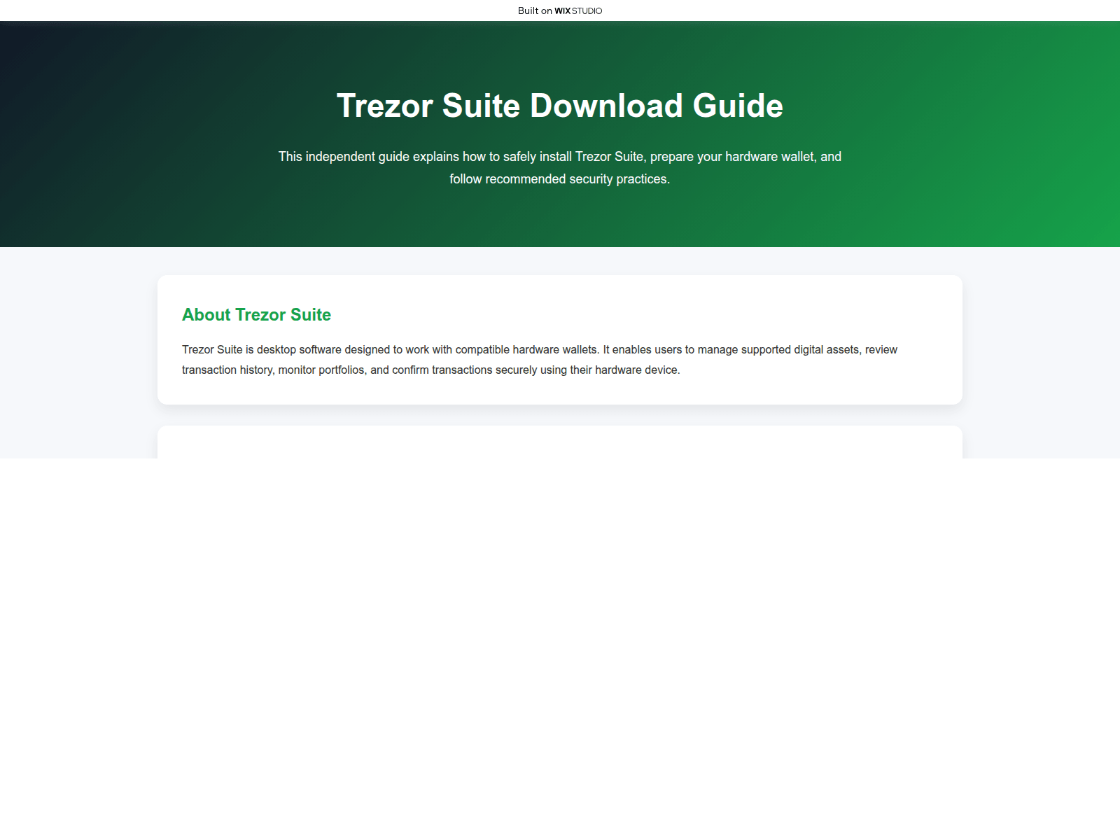 Screenshot of suiteapps-trejzo.wixstudio.com