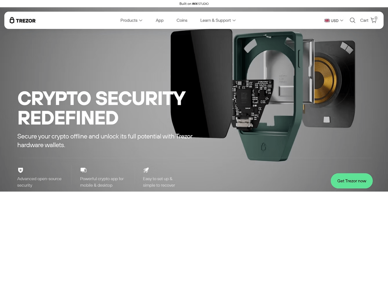 Screenshot of trexors-io-startapps.wixstudio.com
