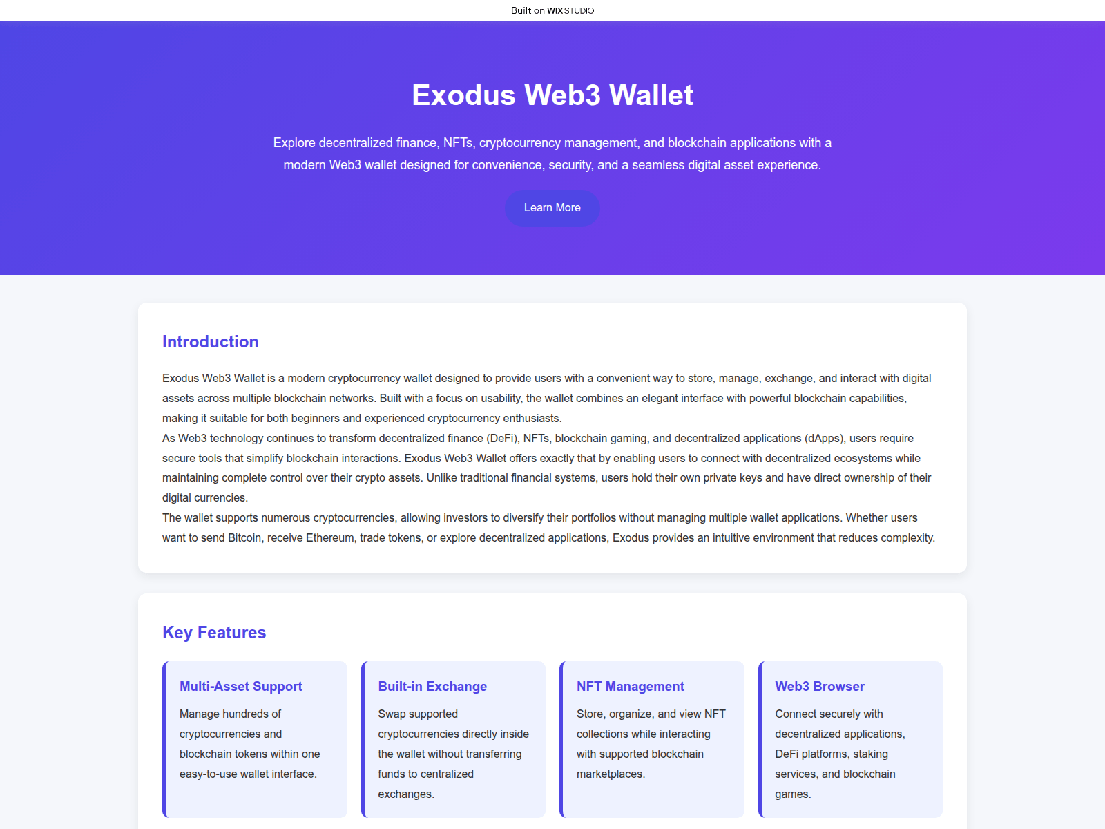 Screenshot of eng-exods-wlt.wixstudio.com