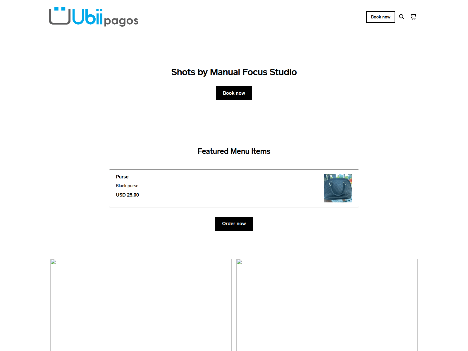 Screenshot of ubii-pagos.square.site