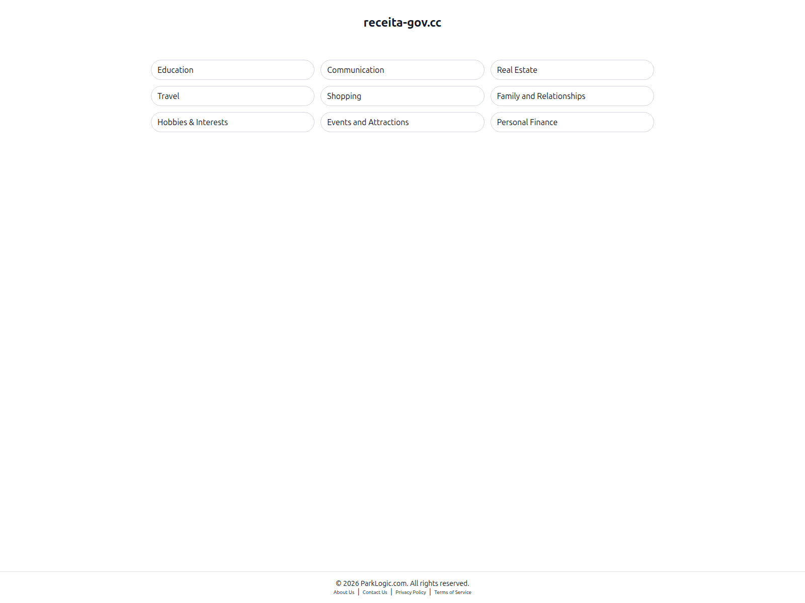 Screenshot of receita-gov.cc
